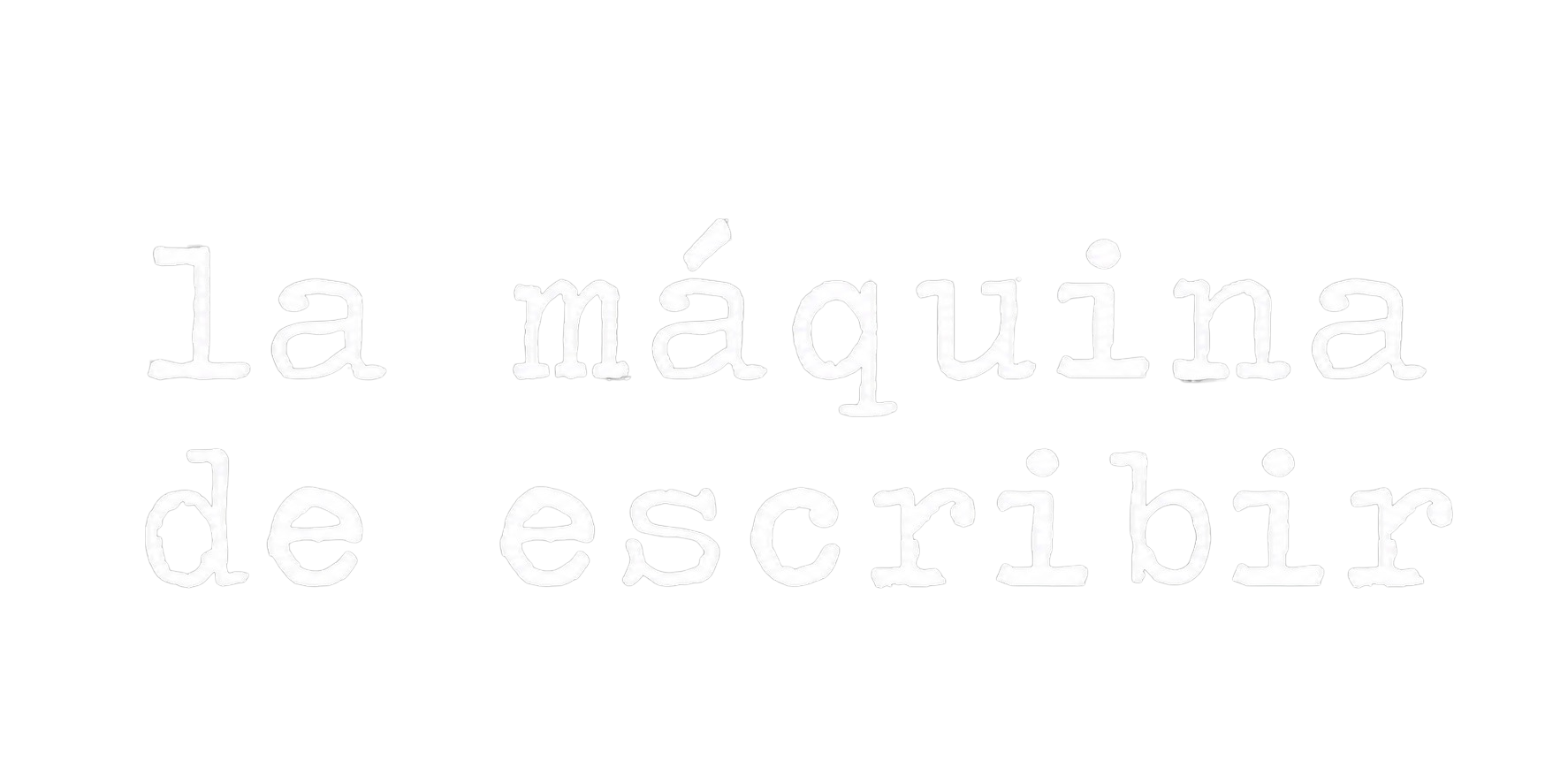 La máquina de escribir